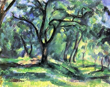  forêt - Forêt 1890 Paul Cézanne